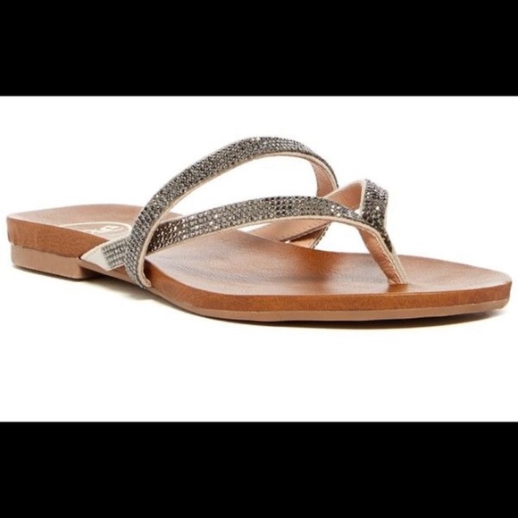 EXE Ibiza embellished sandal flip flops - Picture 1 of 7